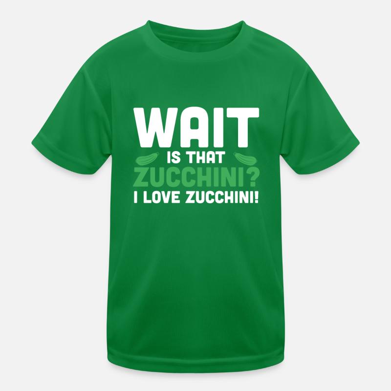 Zucchini Kinder Funktions-T-Shirt