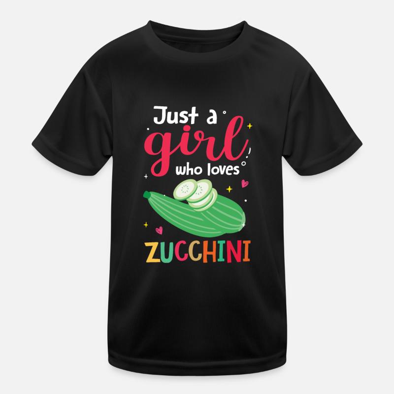 Zucchini Kinder Funktions-T-Shirt
