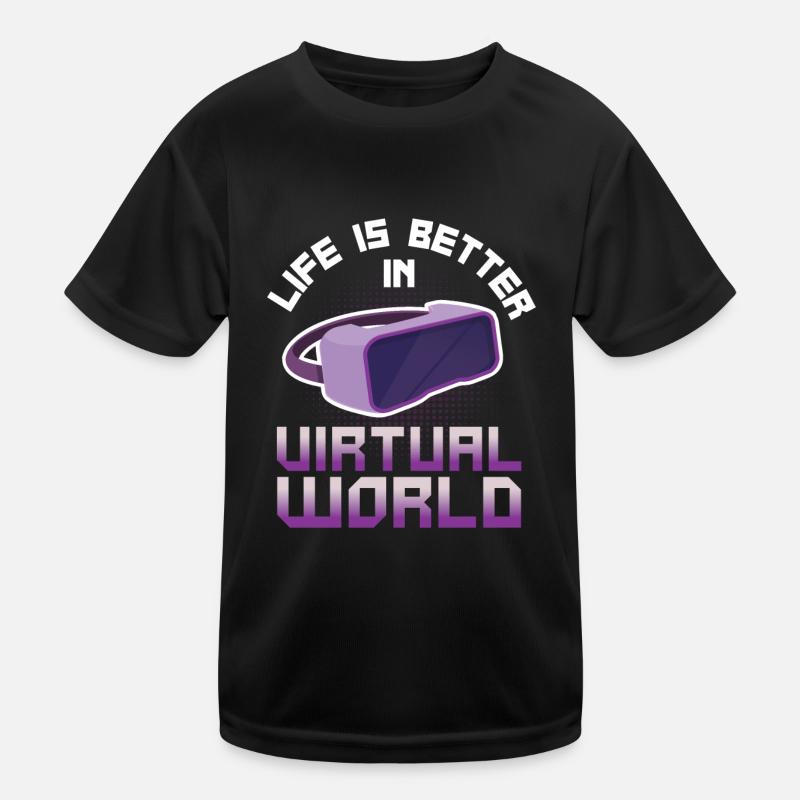 Cadeau VR de réalité virtuelle T-shirt sport Enfant