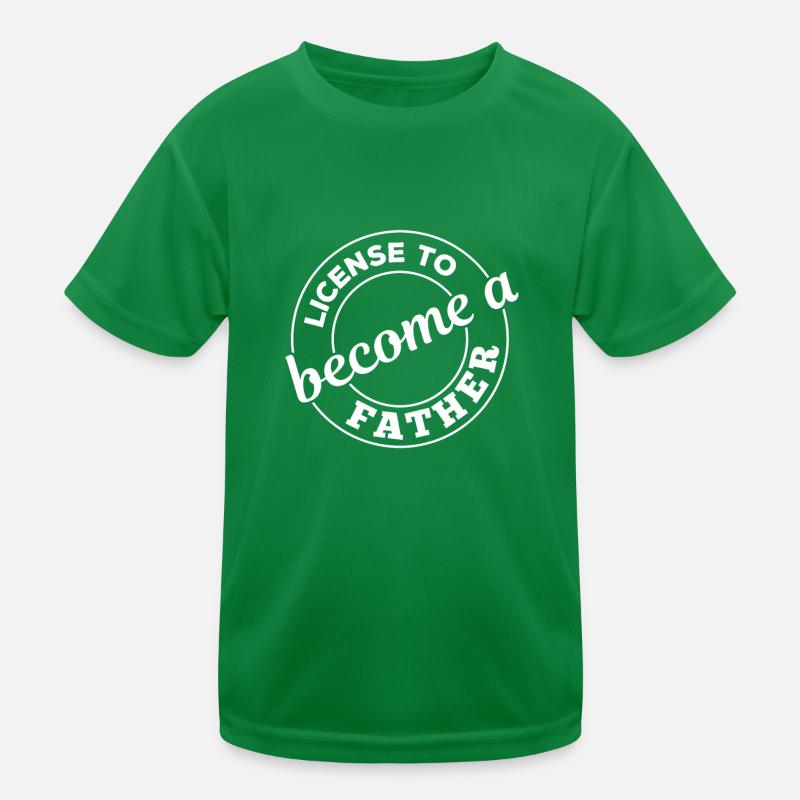 Licence pour devenir père - Father’s Day Funny Da T-shirt sport Enfant