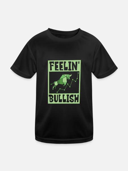 Börsenhändler Forex Trader Investor Trading - Kinder Funktions-T-Shirt - Schwarz - Vorne