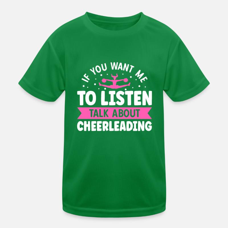 Si vous voulez que je parle de cheerleading T-shirt sport Enfant