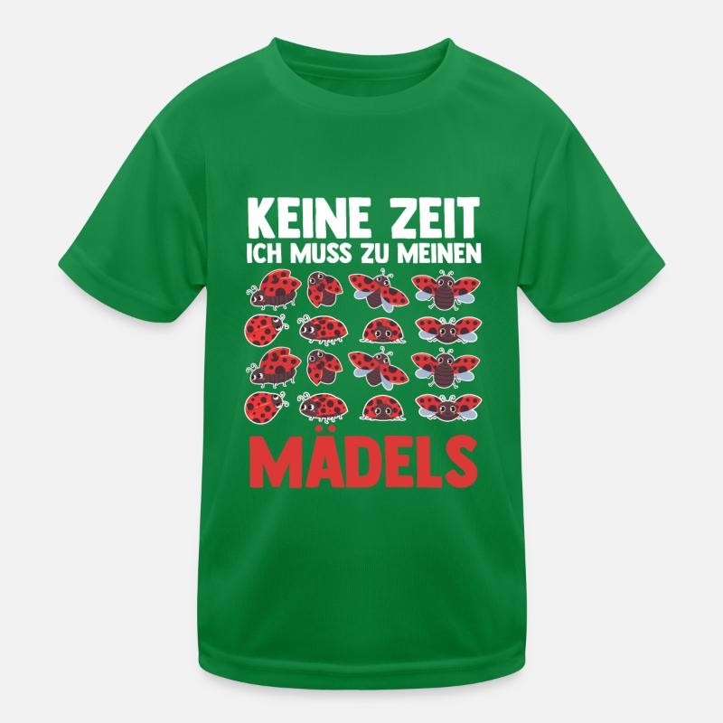Marienkäfer Kinder Funktions-T-Shirt