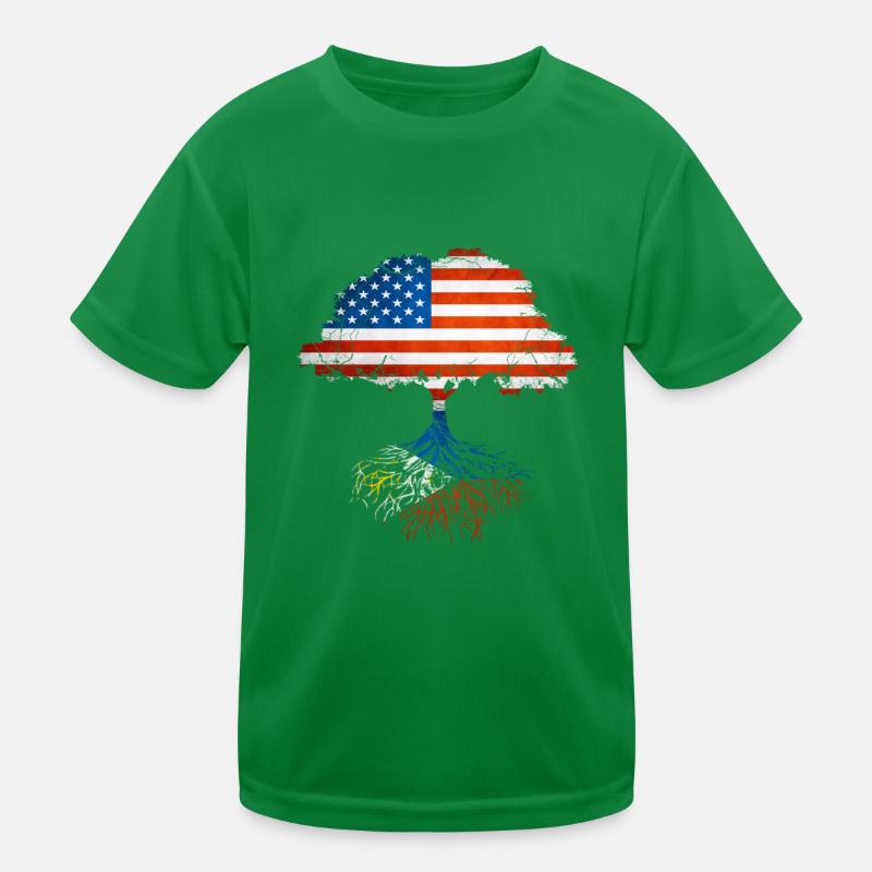 Made in America mit philippinischen Wurzeln - Kinder Funktions-T-Shirt