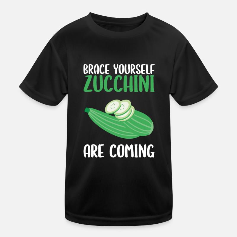 Zucchini Kinder Funktions-T-Shirt
