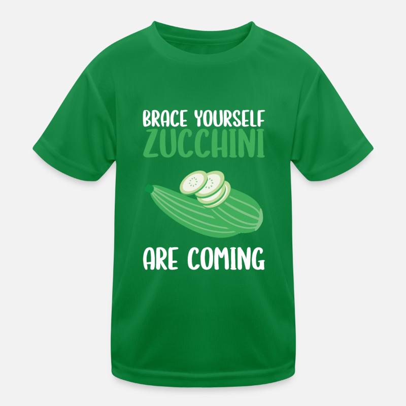 Zucchini Kinder Funktions-T-Shirt