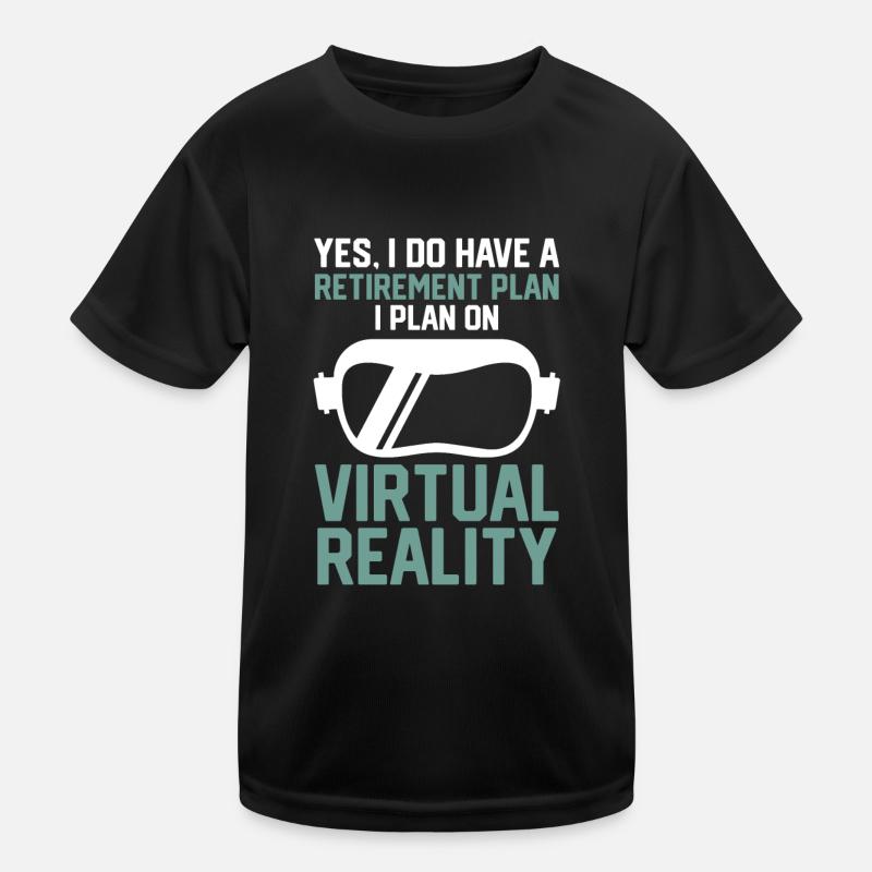 Virtual Reality VR Gift Kids Functional T-Shirt