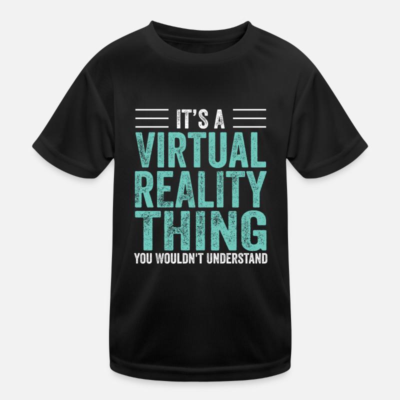 Virtual Reality VR Geschenk Kinder Funktions-T-Shirt