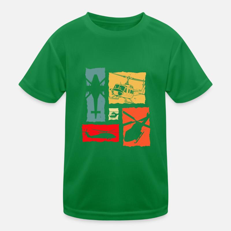 Hélicoptère rétro T-shirt sport Enfant