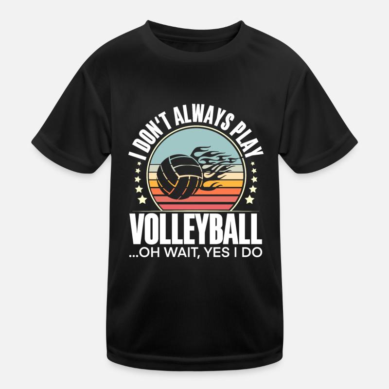 Volleyball Kinder Funktions-T-Shirt