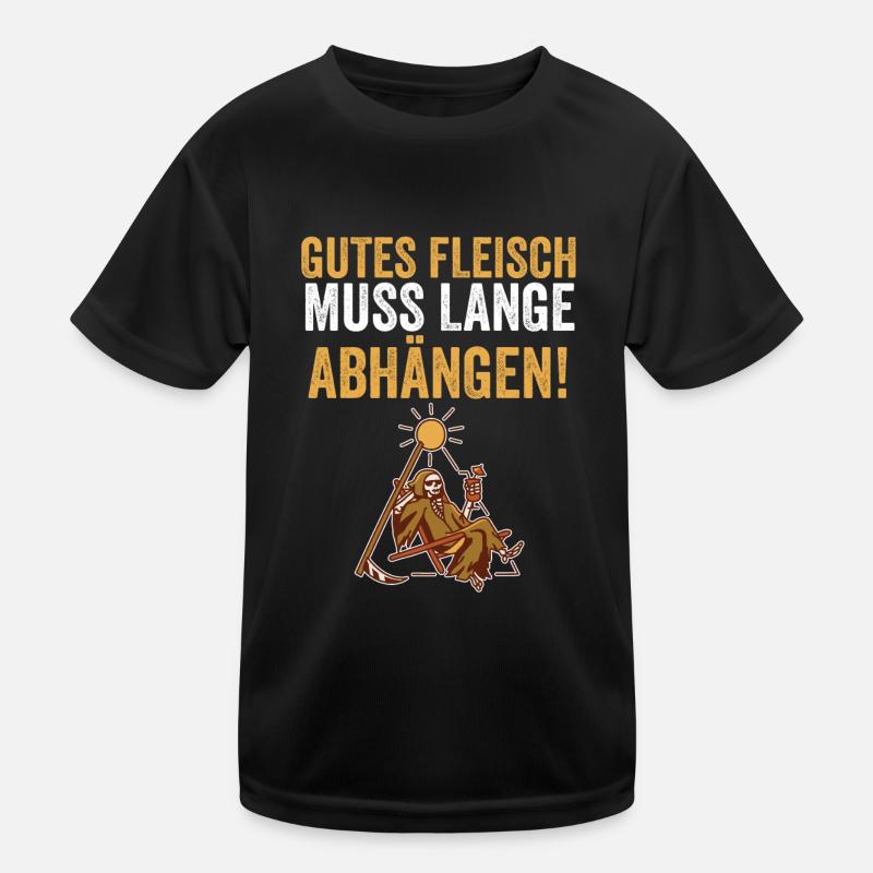 Gutes Fleisch Muss Lange Abhängen Kinder Funktions-T-Shirt