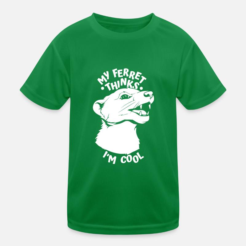 Frettchen Iltis Cool Kinder Funktions-T-Shirt