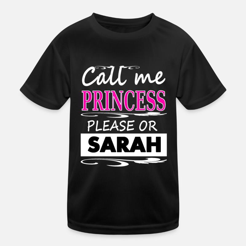 Ich heiße Sarah ich bin Sarah Mädchen Geschenkidee Kinder Funktions-T-Shirt