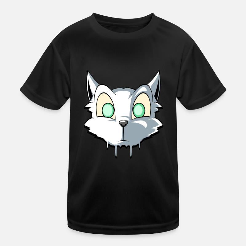 Alien Katze Kinder Funktions-T-Shirt