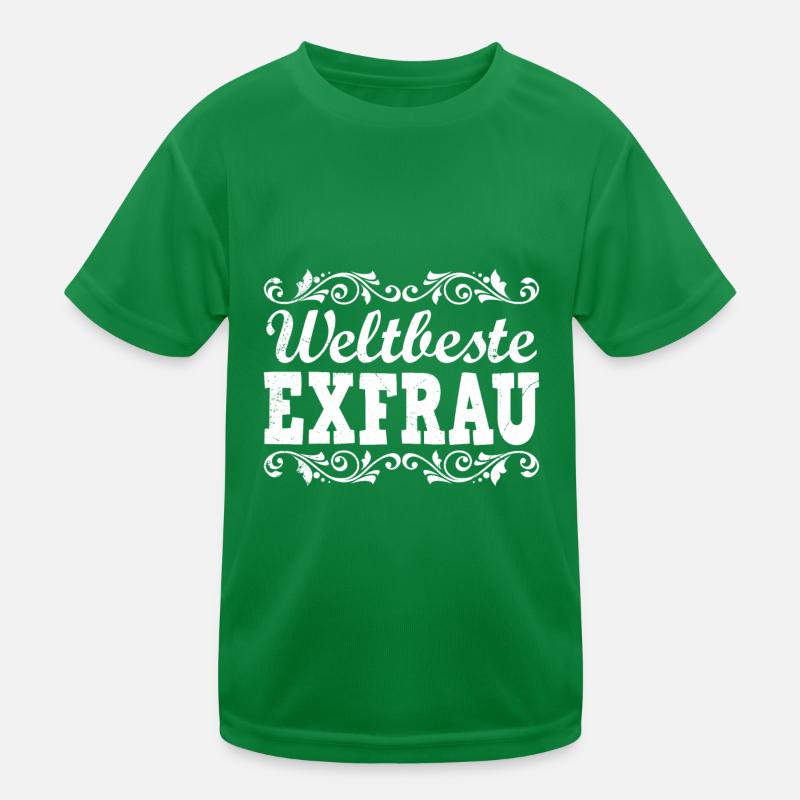Weltbeste Ehefrau EX Scheidungsparty glücklich Kinder Funktions-T-Shirt