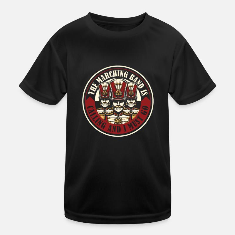 Fan train marching band Kids Functional T-Shirt