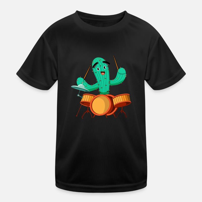 Batterie Batteur Batteur Mignon T-shirt sport Enfant