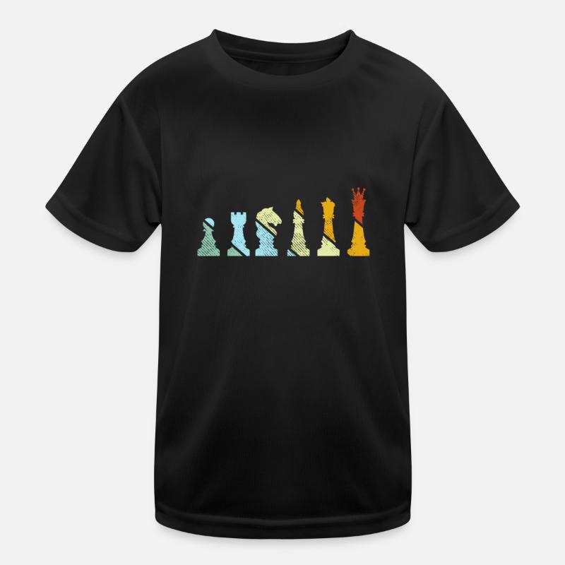 Échecs Rétro T-shirt sport Enfant