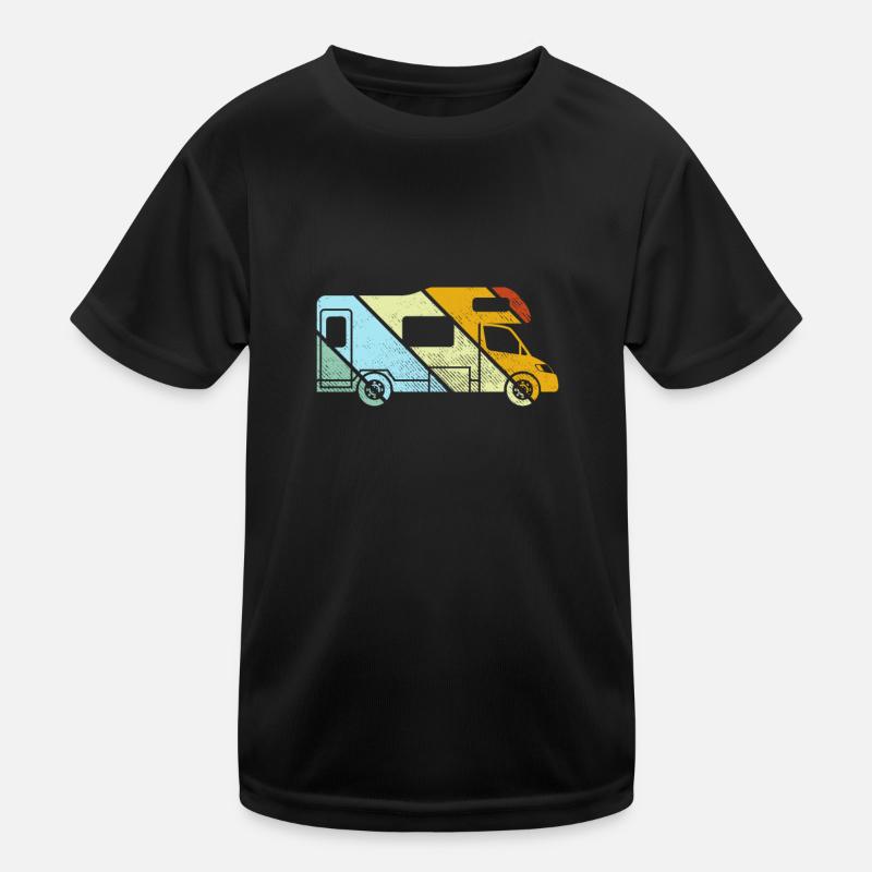 Motorhome Retro Kids Functional T-Shirt