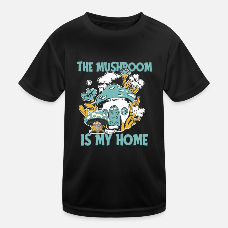 Cueilleurs de champignons Champignons Accueil Nain de champignons T-shirt sport Enfant