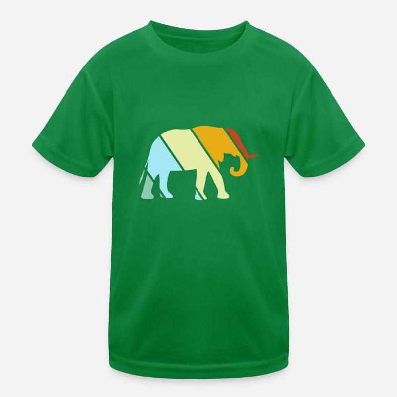 Éléphant Rétro T-shirt sport Enfant