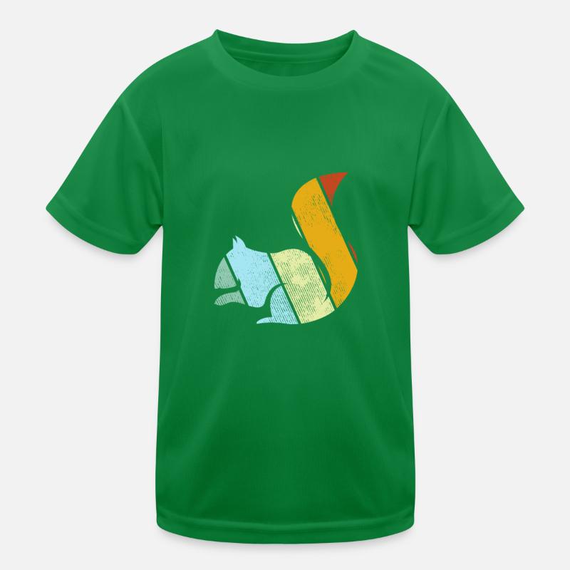 Écureuil Rétro T-shirt sport Enfant