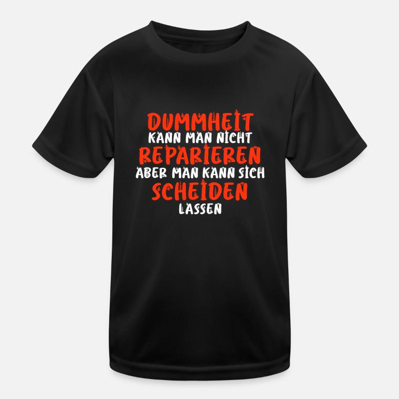 Scheidungsparty endlich Geschieden Scheidung Kinder Funktions-T-Shirt