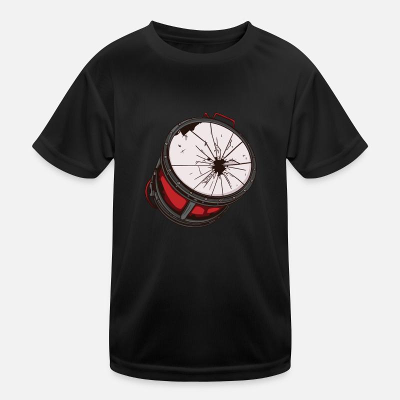 Fan Train Minstrel Train Drum Kids Functional T-Shirt