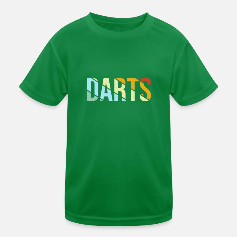 Darts Retro Kinder Funktions-T-Shirt