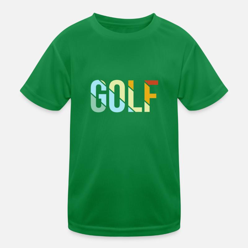 Golf Retro Kinder Funktions-T-Shirt
