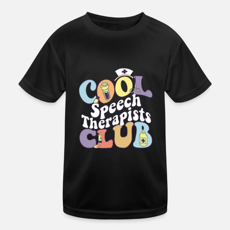 Cool Speech Therapists Club SLP Squad Speech Kinder Funktions-T-Shirt