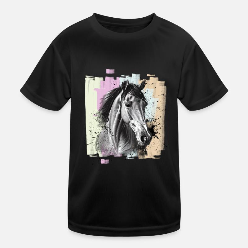 Cheval T-shirt sport Enfant