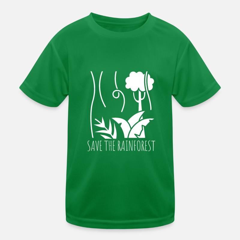 Save The Rainforest Kids Functional T-Shirt