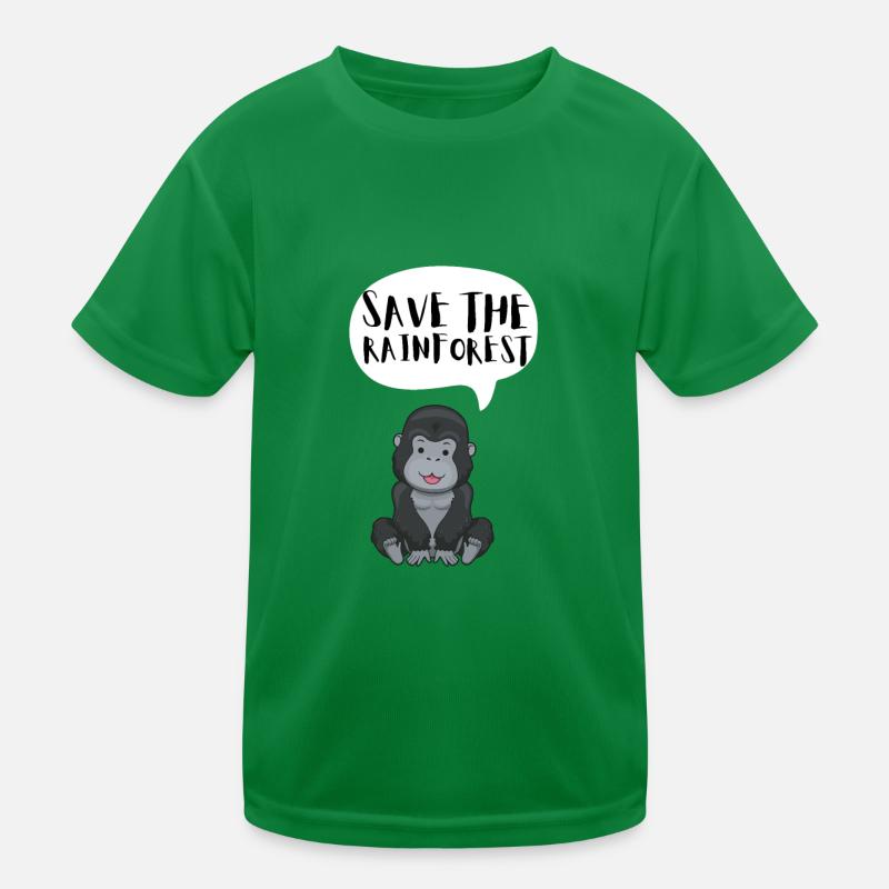 Save The Rainforest Kids Functional T-Shirt