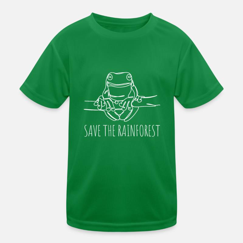 Save The Rainforest Kinder Funktions-T-Shirt
