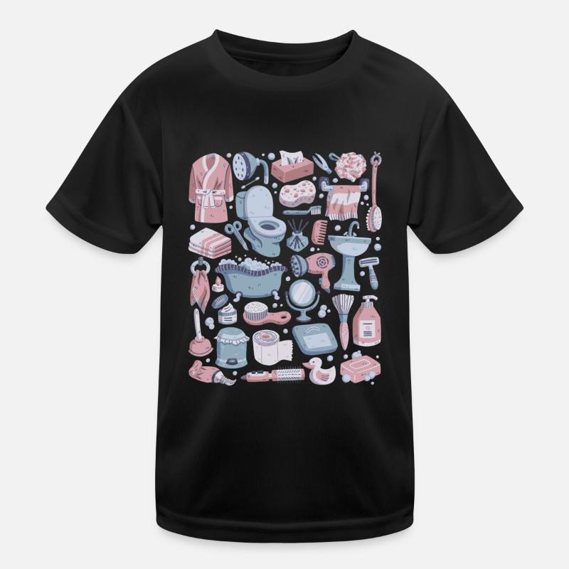 Bathroom Kids Functional T-Shirt