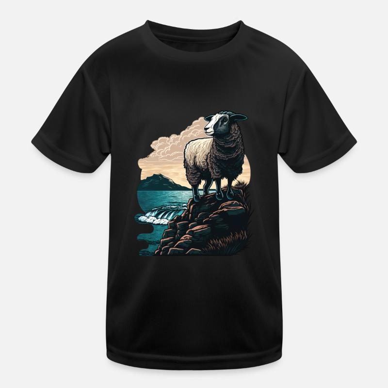 Moutons côtiers - Design amusant pour T-shirt sport Enfant