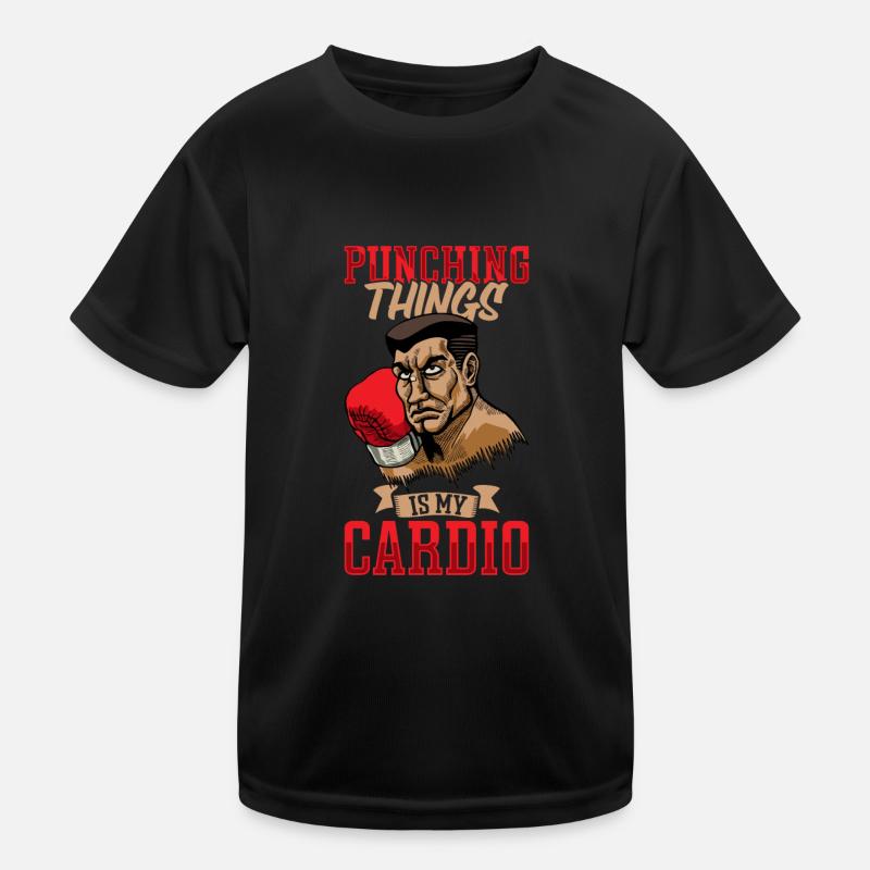 Boxe féminine Boxe féminine Boxeuse féminine T-shirt sport Enfant