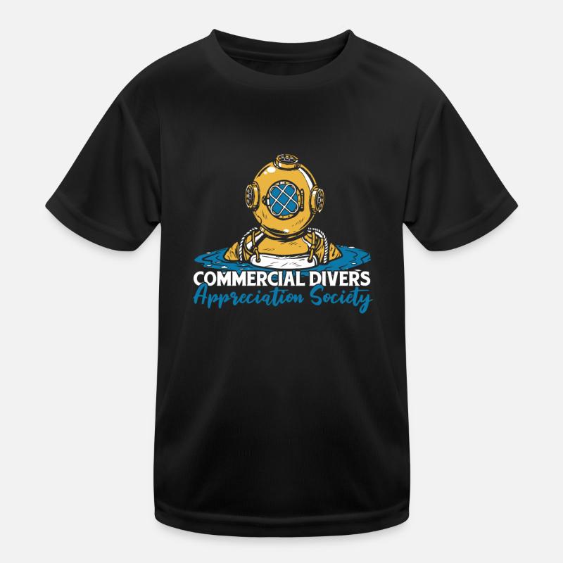 Plongeur plongeur commercial Plongée T-shirt sport Enfant
