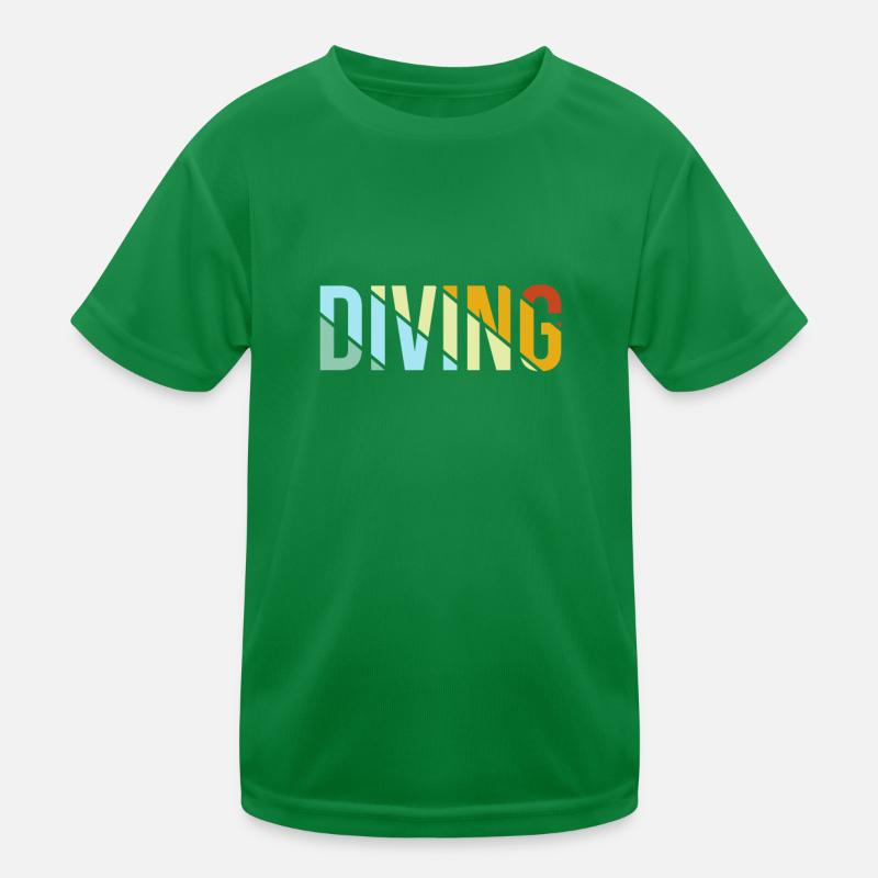 Plongée Rétro T-shirt sport Enfant