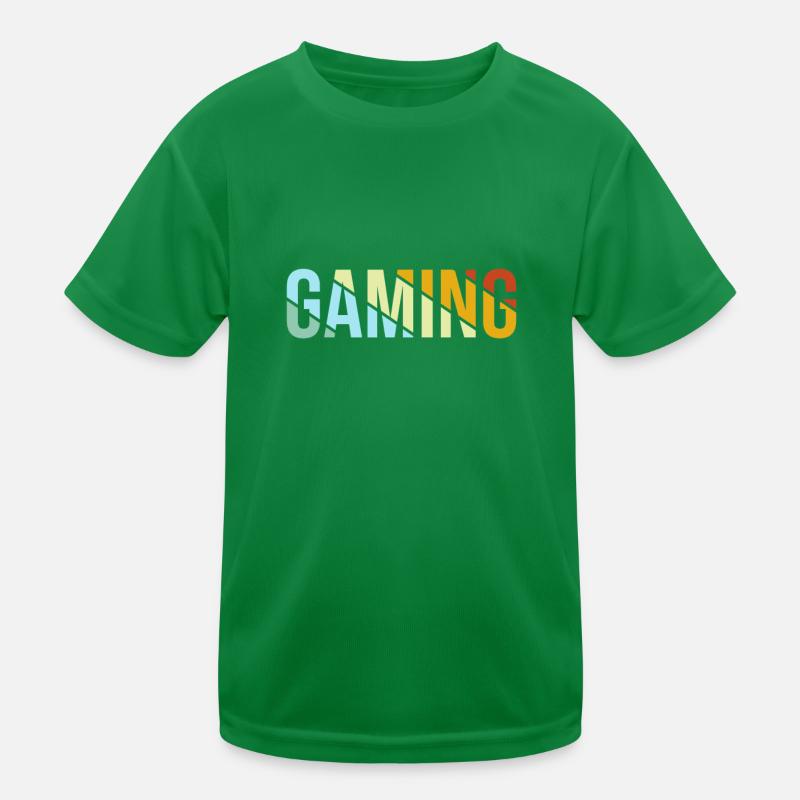 Gaming Retro Kinder Funktions-T-Shirt