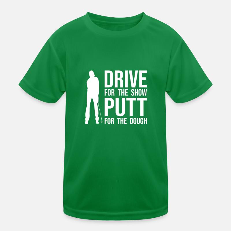 Lustiger Golfer Spruch - Driver Putter witzig Kinder Funktions-T-Shirt