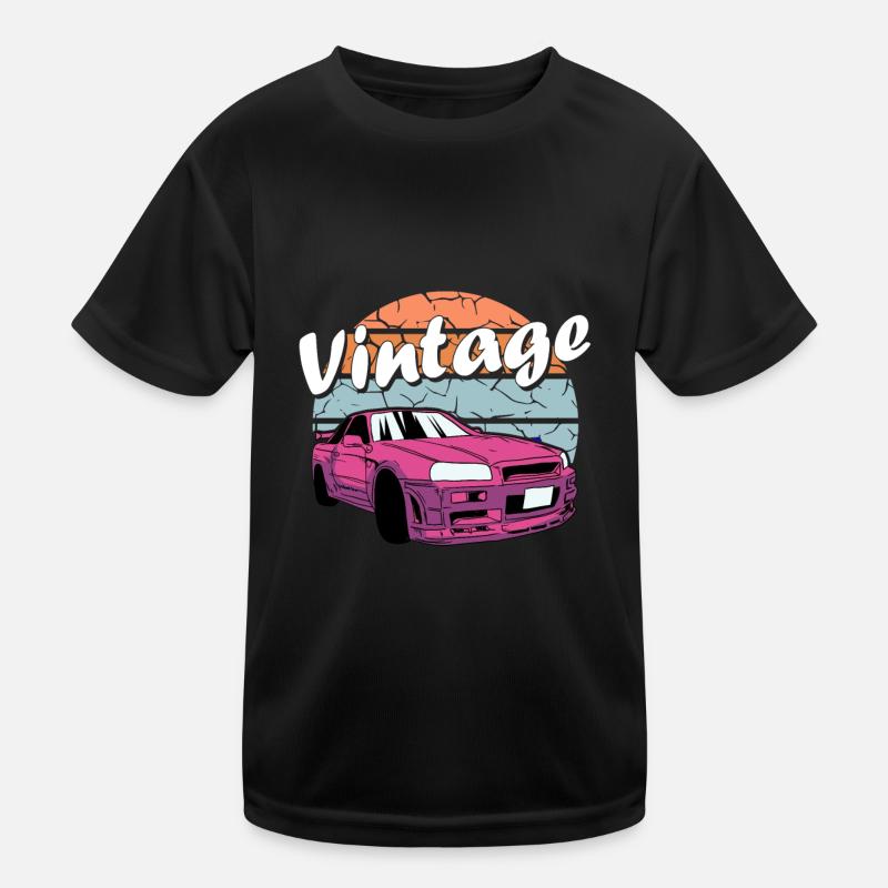 Voiture de collection rétro T-shirt sport Enfant