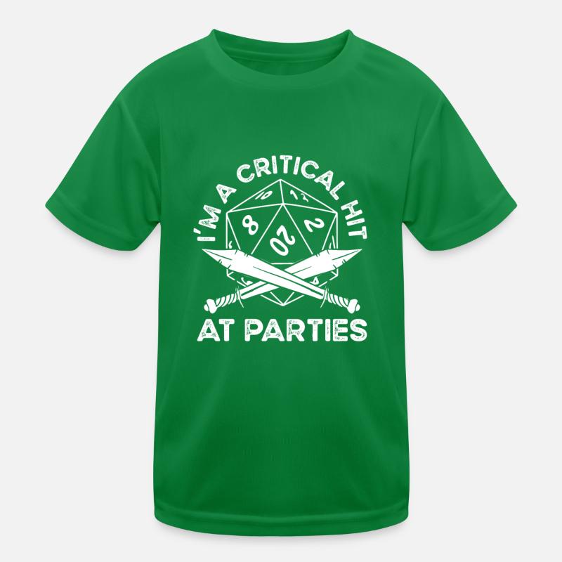 Ich Bin Ein Kritischer Hit Auf Partys Kinder Funktions-T-Shirt