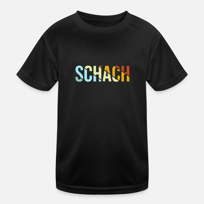 Schach Retro Kinder Funktions-T-Shirt