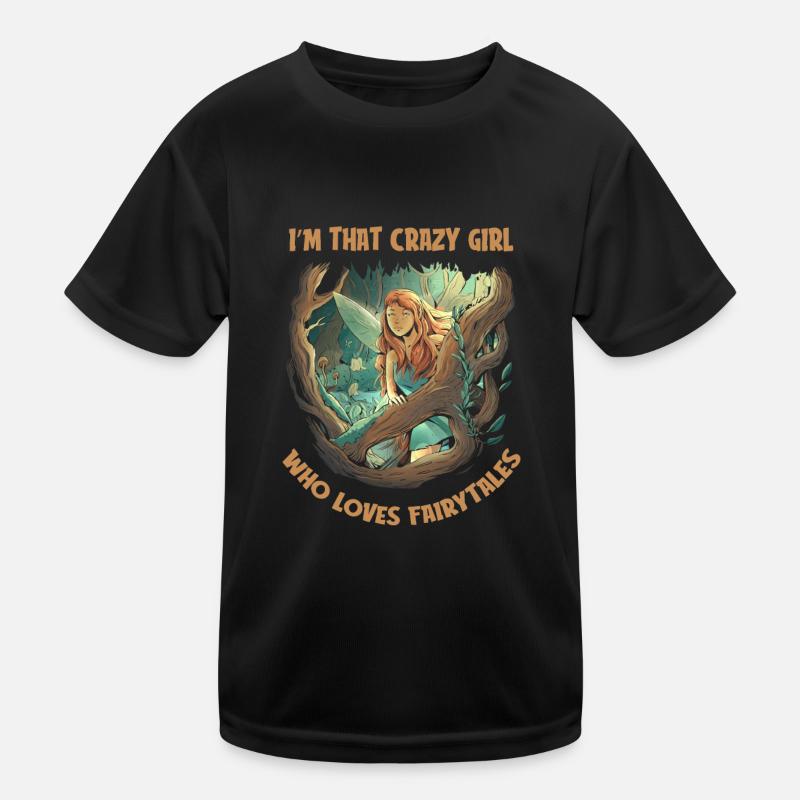 Buch Leseratte Bücherwurm Mädchen Buchfee Kinder Funktions-T-Shirt