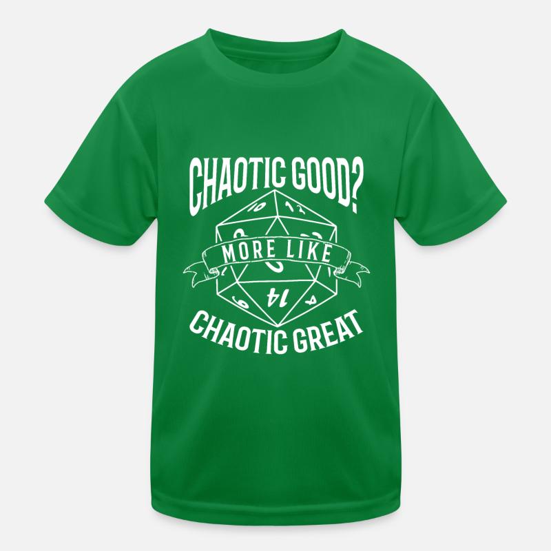 chaotic good rather great Kids Functional T-Shirt