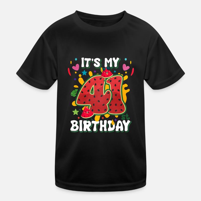 41e anniversaire Pastèque T-shirt sport Enfant