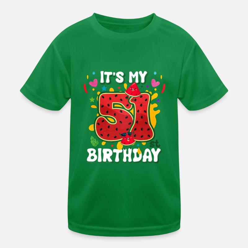51e anniversaire Pastèque T-shirt sport Enfant