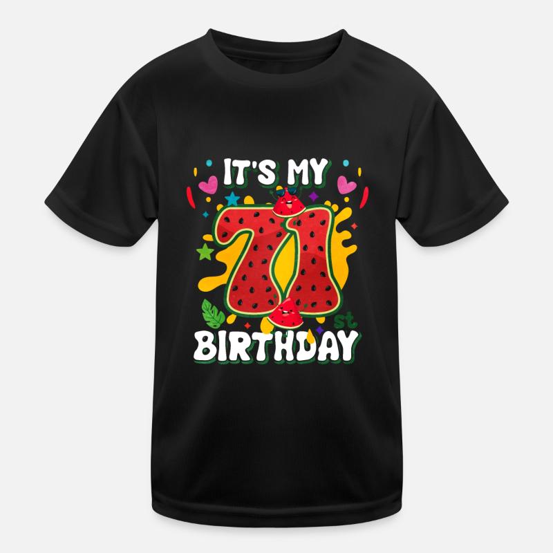 71e anniversaire Pastèque T-shirt sport Enfant